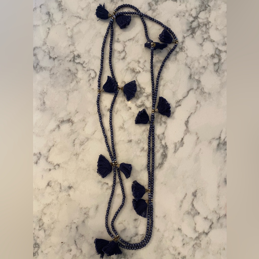 Roberta Roller Rabbit Tassel Necklace